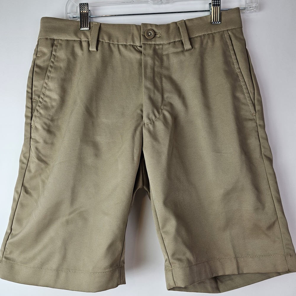 Amazon Essentials Boys 29W Shorts‎ Khaki Cotton Classic Golf Uniform School